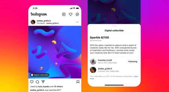 Instagram will start allowing the sale of NFTs by certain