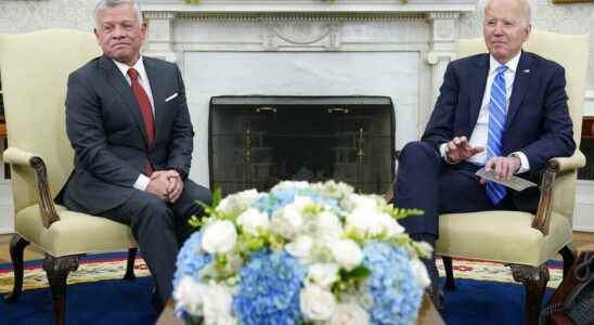 King Abdullah II of Jordan received by Joe Biden