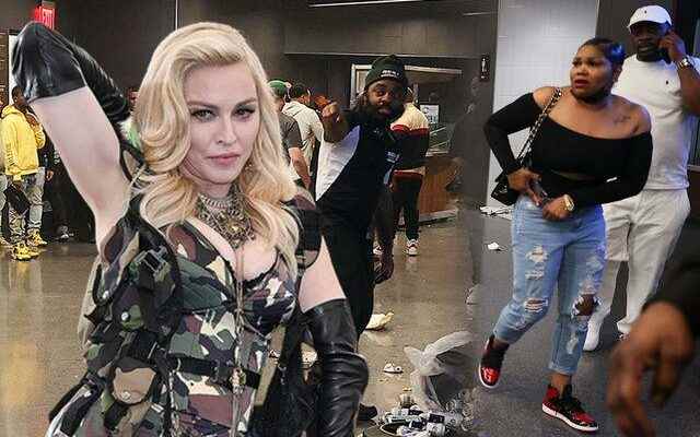 Madonna is back from the dead False gun attack alert