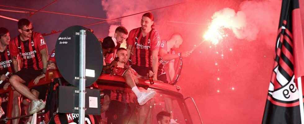 Milan risks fines after the gold celebration in Milan