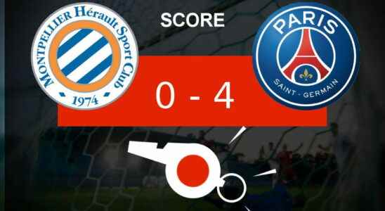 Montpellier PSG Montpellier HSC gloomy return to the key