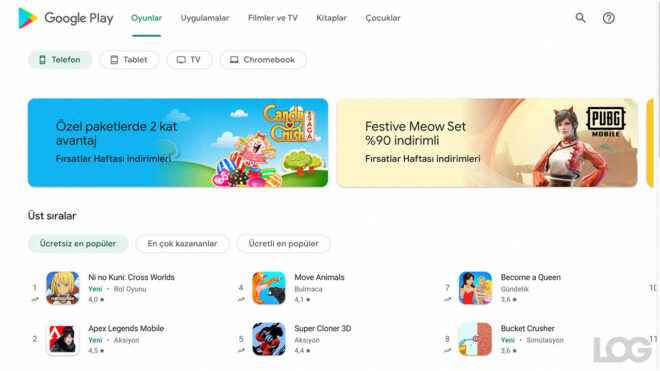 New desktop design for Google Play Store launched in Turkey