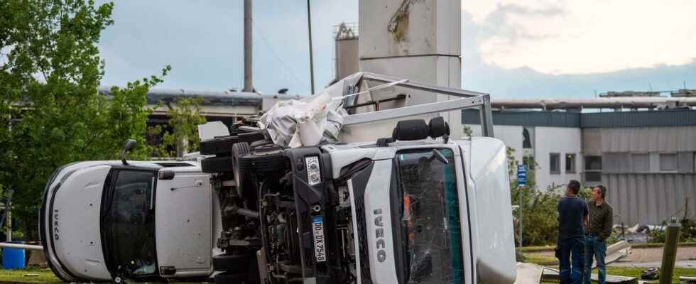 One dead and many injured after German tornadoes