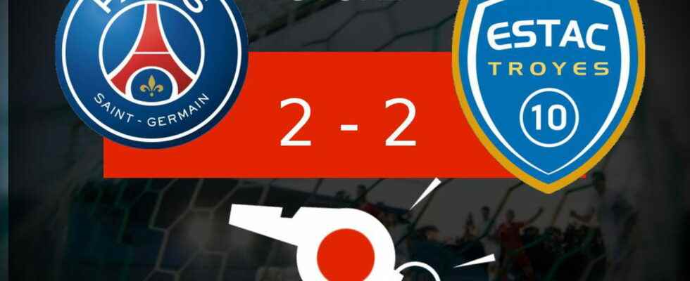 PSG Troyes ESTAC Troyes is content with a draw