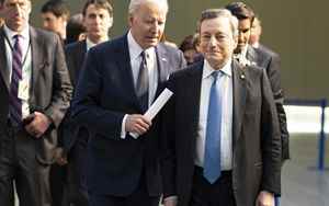 Sanctions and war Draghi in Washington from Biden