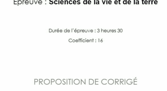 Subject and answer key for the life and earth sciences