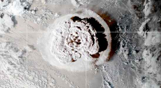 The powerful eruption of the Tonga volcano has reached space