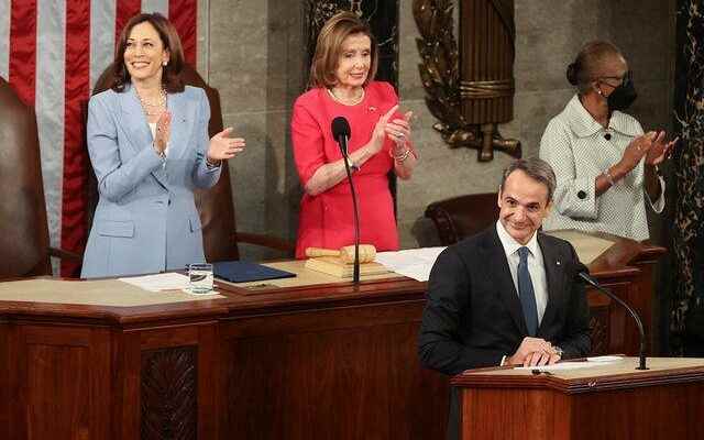 They applauded Mitsotakis anti Turkey speech in the US Congress