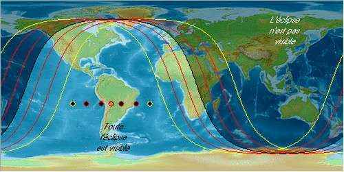 Total lunar eclipse visible in America Europe and Africa