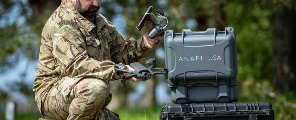 War in Ukraine French Parrot drones on the battlefield