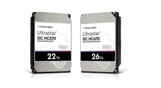 Western Digital breaks a record by introducing the first 26TB