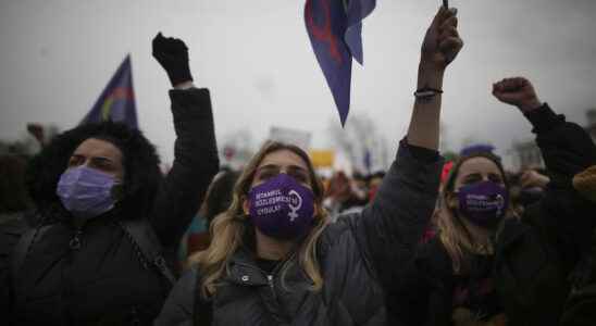 opening of the trial of the main feminist association of