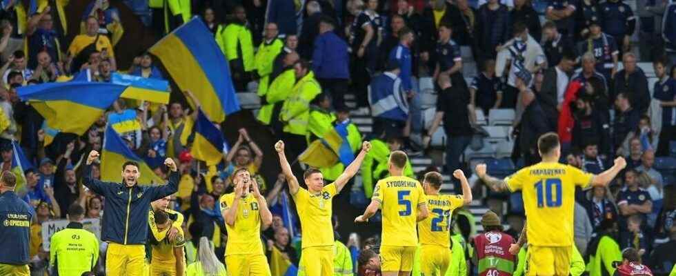 2022 World Cup play off Ukraine beats Scotland