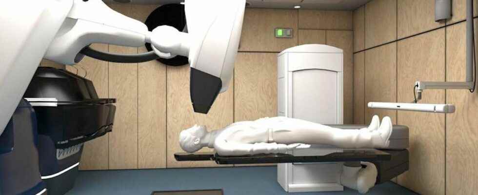 A virtual reality headset to prepare for radiotherapy