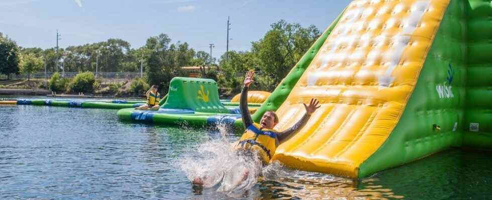 At a historic swimming hole an upgrade just in time