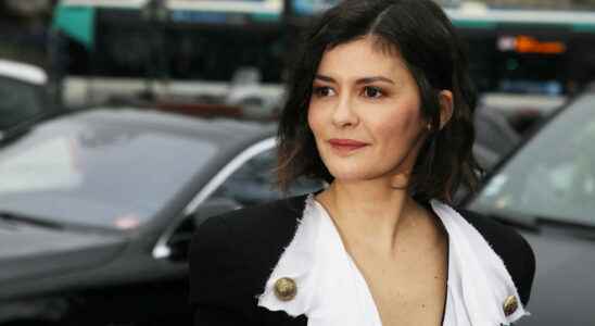 Audrey Tautou parades for a major fashion brand