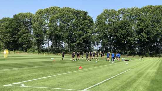 Coach Henk Fraser after FC Utrecht first training A very