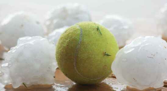 Extraordinary weather phenomenon giant hailstones