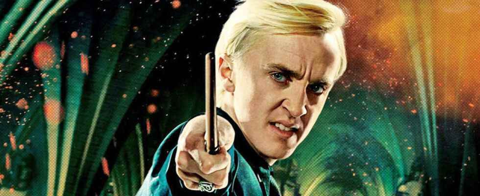 Harry Potter gag makes fun of Draco Malfoy star but