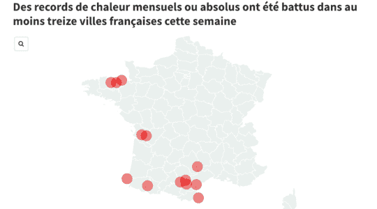 Heatwave France overheats temperature records broken