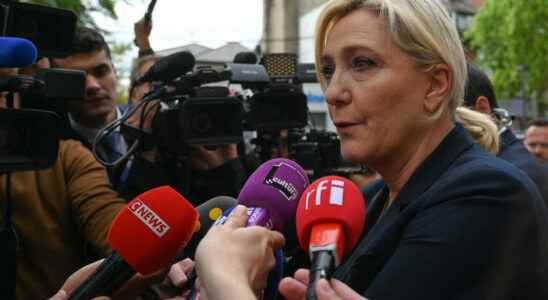 Marine Le Pen the day after