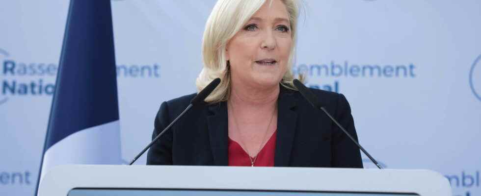 Marine Le Pens speech her victory and the election of