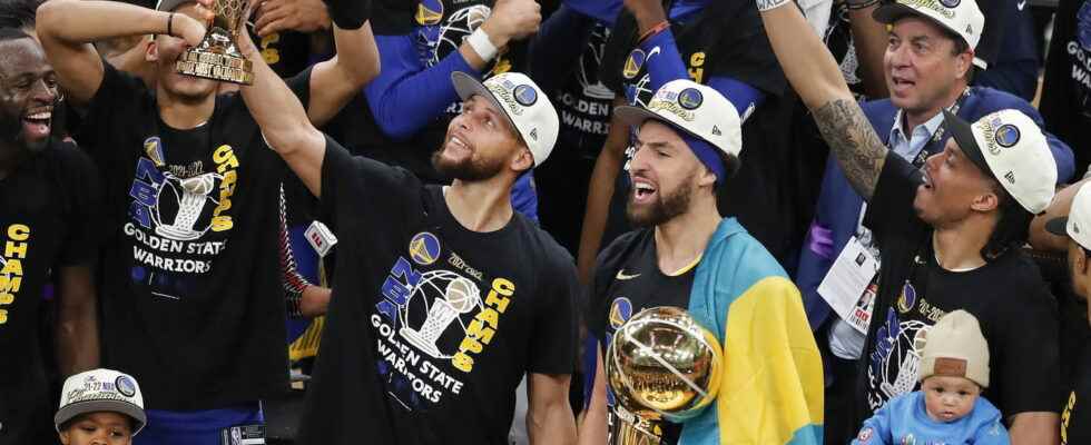 NBA 7th title for the Warriors Curry at the top