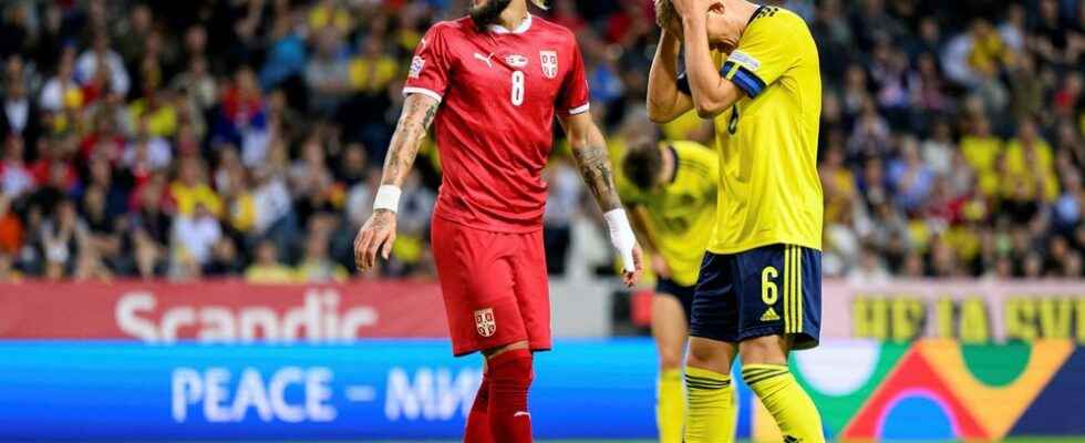 New midfield injury when Sweden fell against Serbia