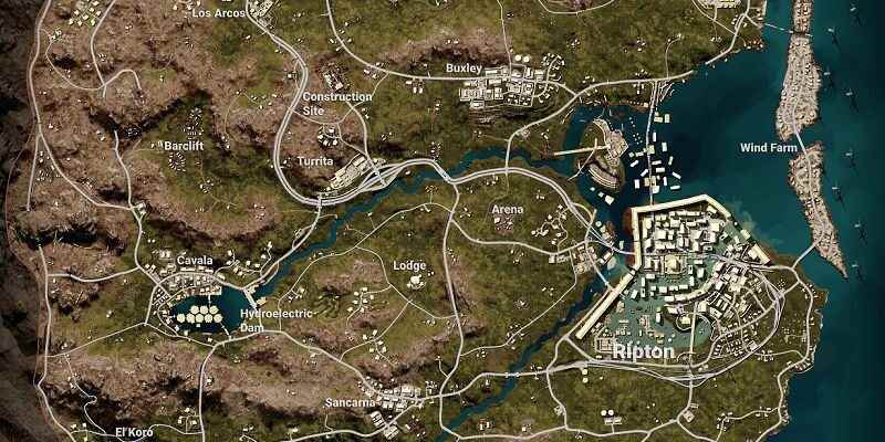 PUBGs new map Deston has a huge city