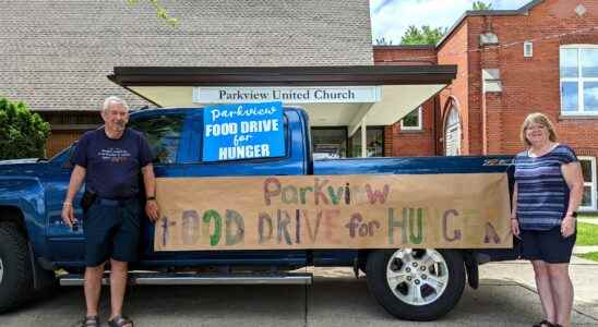 Parkview United Church hosting Food Drive for Hunger this weekend