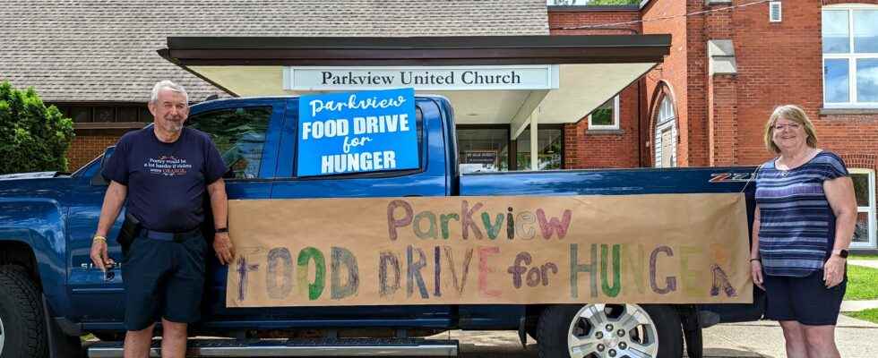 Parkview United Church hosting Food Drive for Hunger this weekend