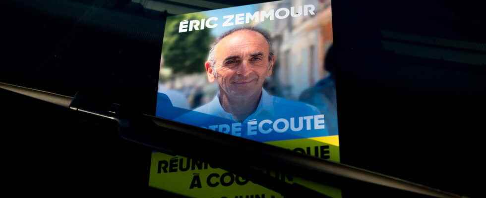 Result of Eric Zemmour in the 2022 legislative elections will