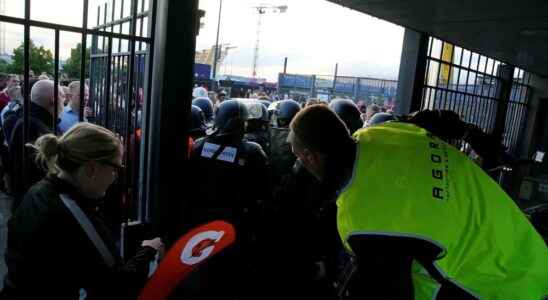 Surveillance videos from the Stade de France in Paris have