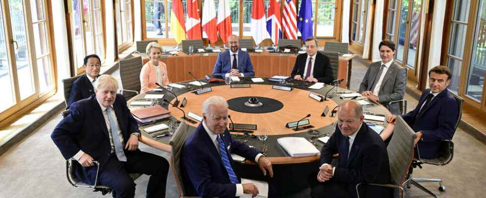 The leaders of the G7 in the face of the