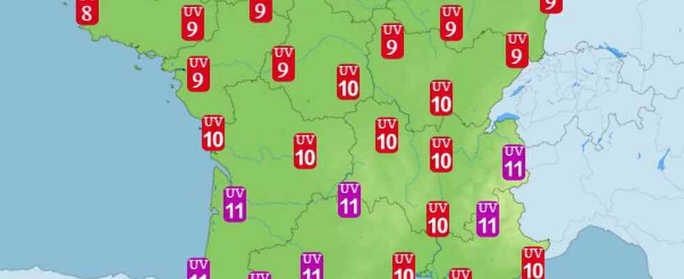 UV index scale tan maximum what does that mean