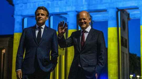 War in Ukraine the Franco German couple under fire from critics