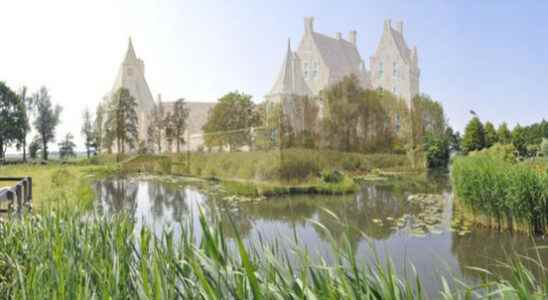 Willy gives tours of the disappeared Schalkwijk Castle The stones