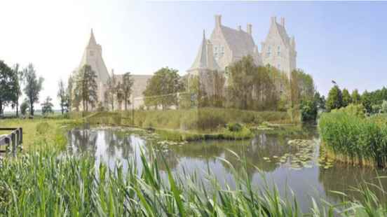 Willy gives tours of the disappeared Schalkwijk Castle The stones