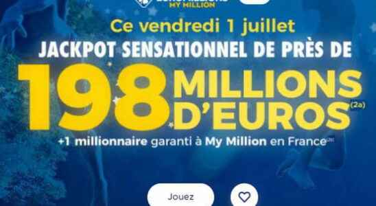 1656731970 the draw for Friday July 1 2022 198 million euros