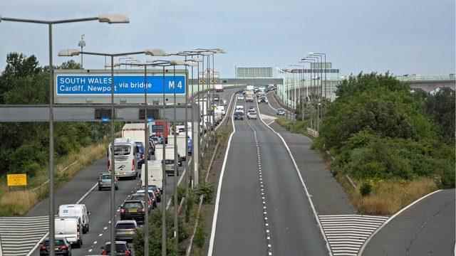 Some bridges are closed in Wales.