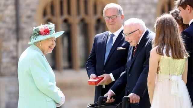 Queen Elizabeth II, who is 96 years old herself, sends letters to people over the age of 100, according to tradition.