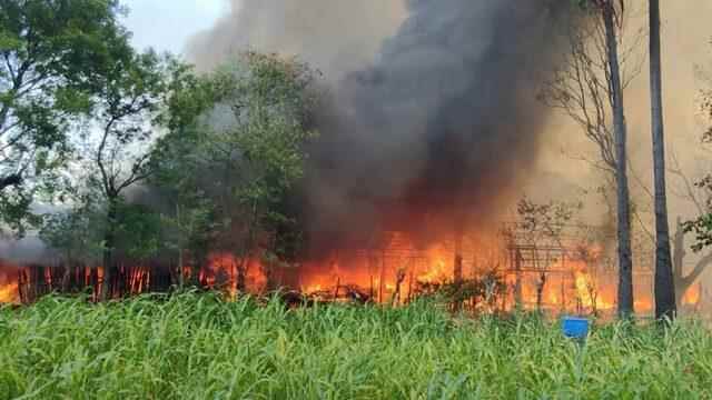 It appears that the military used village burning as a systematic offensive in the civil war.