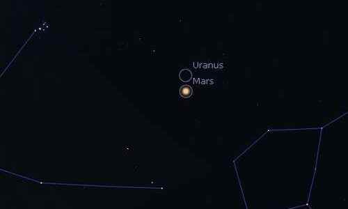 1659310757 The Moon close to Mars and Uranus