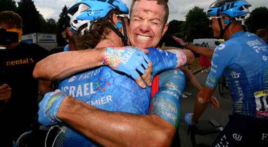 Clarke wins the cobblestone stage van Aert saves his yellow