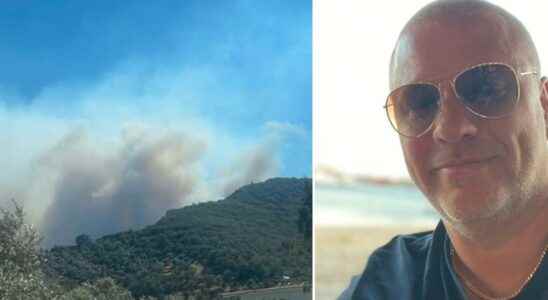 Daniel stranded on the burning island of Samos in Greece