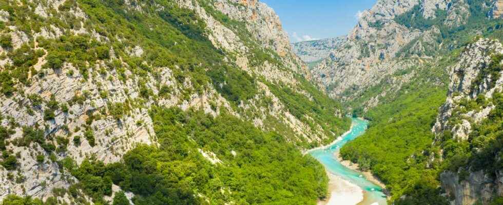 Drought the Gorges du Verdon and several lakes are at