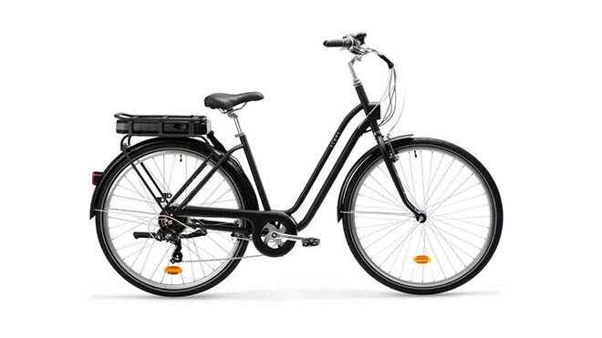 Electric city bike with a range of 50 km Decathlon