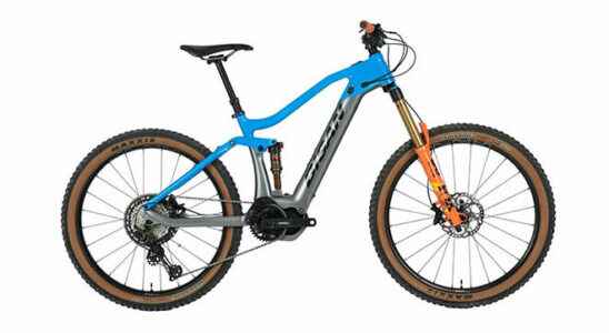 Electric mountain bike with a range of 120 km Bisan