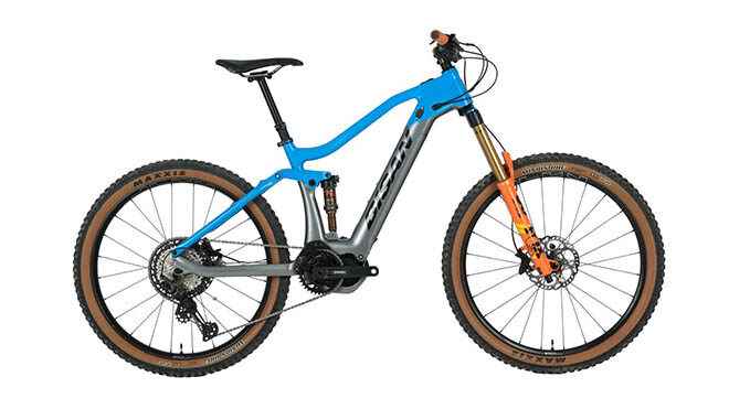 Electric mountain bike with a range of 120 km Bisan