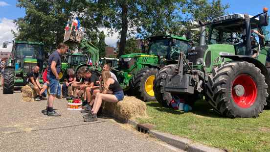 Farmer protest at AH in Utrecht ended still action at